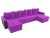 Веста (Венеция) П-образный Фиолетовый, угловой диван