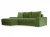 Каро зеленый, угловой диван