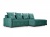 Бронкс зеленый, угловой диван