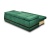 Твигги Зеленый Флок, диван еврокнижка