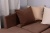 Стефани коричневый, угловой диван