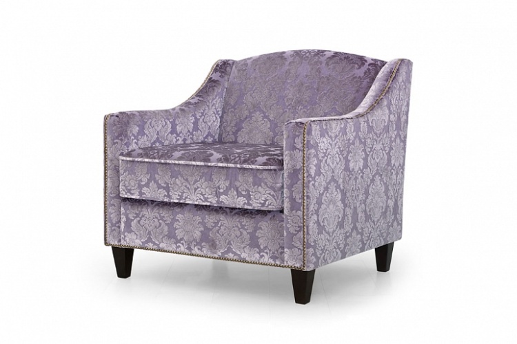 Рокфорд Фиолетовый Велюр, кресло для отдыха