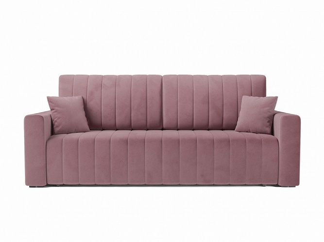 Лондон 2 Розовый Велюр, диван еврокнижка