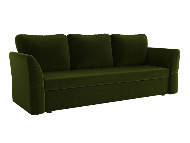 Гессен зеленый вельвет, диван выкатной