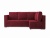 Мансберг 2 Красный Вельвет, угловой диван