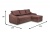Лагос коричневый, угловой диван