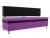 Стайл Черно-Фиолетовый Микровельвет, кухонный диван