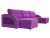 Канзас П-образный Фиолетовый Микровельвет, угловой диван