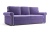 Тулон фиолетовый, диван еврокнижка