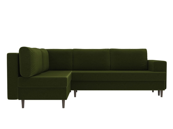 Сильвана Зеленый Вельвет, угловой диван