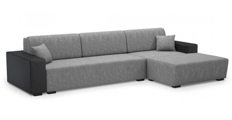 Мальта мантана Серый 2 Рогожка, угловой диван