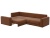 Мэдисон Long коричневый трио, диван еврокнижка