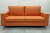 Ватсон 3-х местный Оранжевый Экокожа, офисный диван