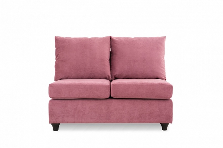 Шале мини Розовый Велюр, диван софа