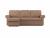 Тулон Luxe коричневый Левый, угловой диван
