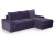 Каро фиолетовый, угловой диван