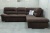 Ральф Genezis chocolate Флок, угловой диван