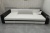 Майами П-образный Черно-Белый Экокожа с ящиком в подлокотнике, угловой диван