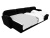 Бостон Luxe П-Образный Черный Вельвет, угловой диван