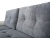 Брюссель (Сан-Ремо) серый микровелюр, угловой диван