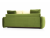 Арти зеленый, диван еврокнижка