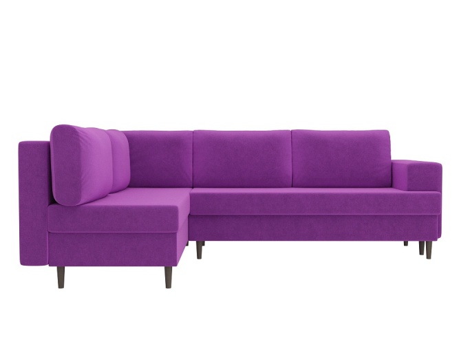 Сильвана Фиолетовый Вельвет, угловой диван