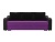 Монако 2 Черно-Фиолетовый Экокожа Микровельвет, диван еврокнижка