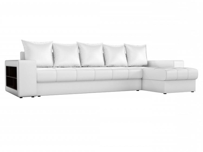 Дубай (Марго) Белый Правый, угловой диван