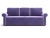 Тулон фиолетовый, диван еврокнижка