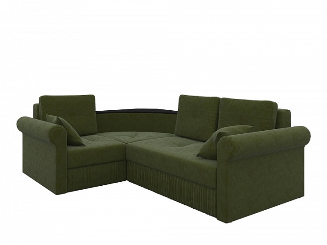 Юнити зеленый, угловой диван