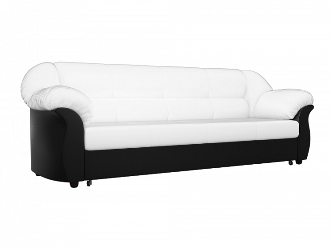 Карнелла бело-черный, диван выкатной