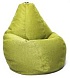 Кресло груша XL Рогожка Bahama - Green - 1