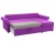 Мирфорд Классик фиолетовый микровельвет, угловой диван