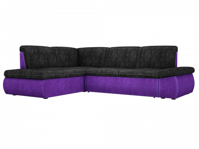 Дискавери фиолетовый велюр, угловой диван