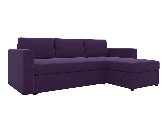 Траумберг фиолетовый, угловой диван