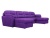 Бостон Luxe П-Образный Фиолетовый Велюр, угловой диван