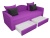 Дориан нераскладной Фиолетовый Вельвет, детский диван