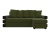 Веста (Венеция) Зеленый, угловой диван