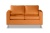 Ватсон 2-х местный Оранжевый Экокожа, офисный диван