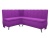 Кантри угловой Фиолетовый Вельвет, кухонный диван