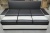 Лина Черно-Белый Экокожа Дизайн 1, кухонный диван