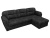 Бостон Luxe Черный Велюр Правый, угловой диван
