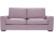 Hallstatt (Гальштат) Розовый Рогожка, диван выкатной