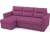 Плаза Flax Пурпурный Рогожка Левый, угловой диван