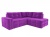 Леос фиолетовый, угловой диван