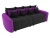 Бристоль Черно-Фиолетовый, диван еврокнижка