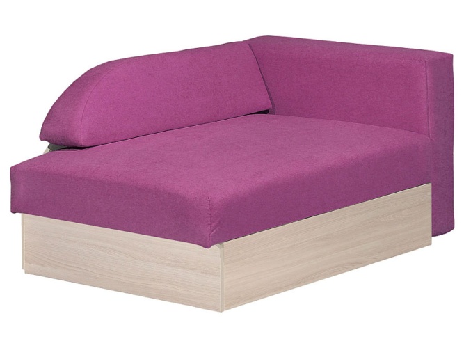 Доминго Фиолетовый Микровелюр, диван выкатной