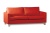 Ватсон 3-х местный Красный Экокожа, офисный диван