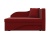 Грация Красный Велюр, диван тахта