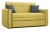 Найс 120 Желтый Рогожка, диван выкатной